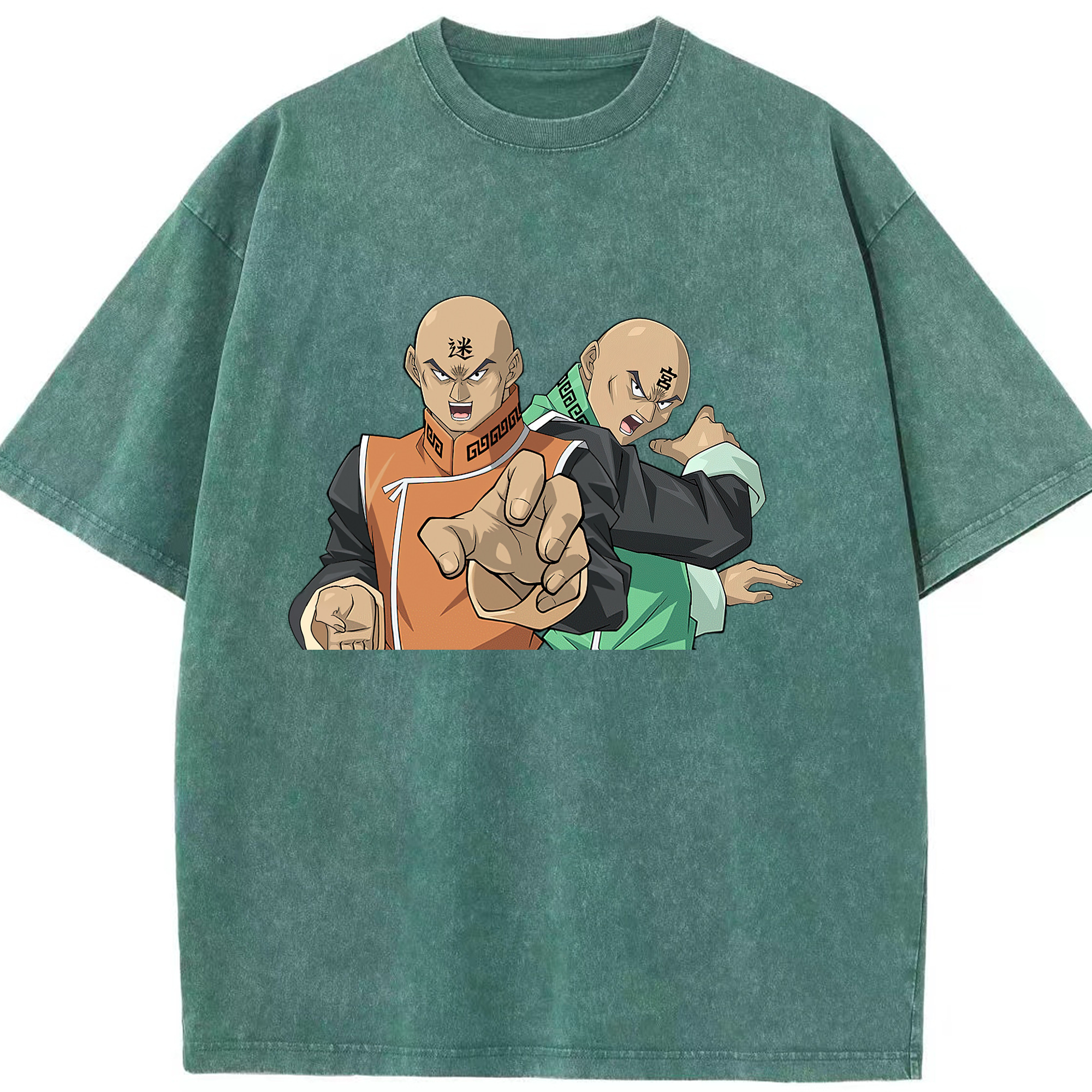 （画像用） 遊☆戯☆王 Yu-Gi-Oh! 綿100% ヴィンテージ風 半袖Tシャツ（フロントプリント）